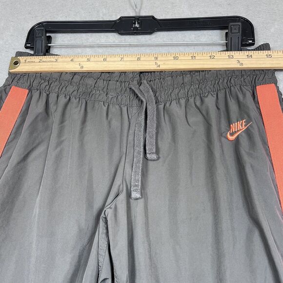 Vintage Nike Capri Track Pants Womens Size Medium Grey Tag Inseam 15 in - Picture 5 of 10
